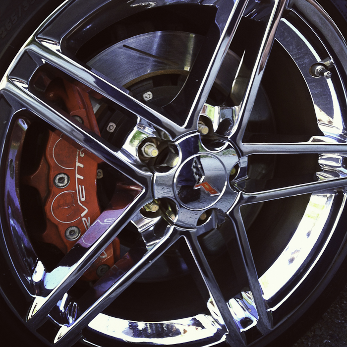 Corvette Z06 chrome rims wheels