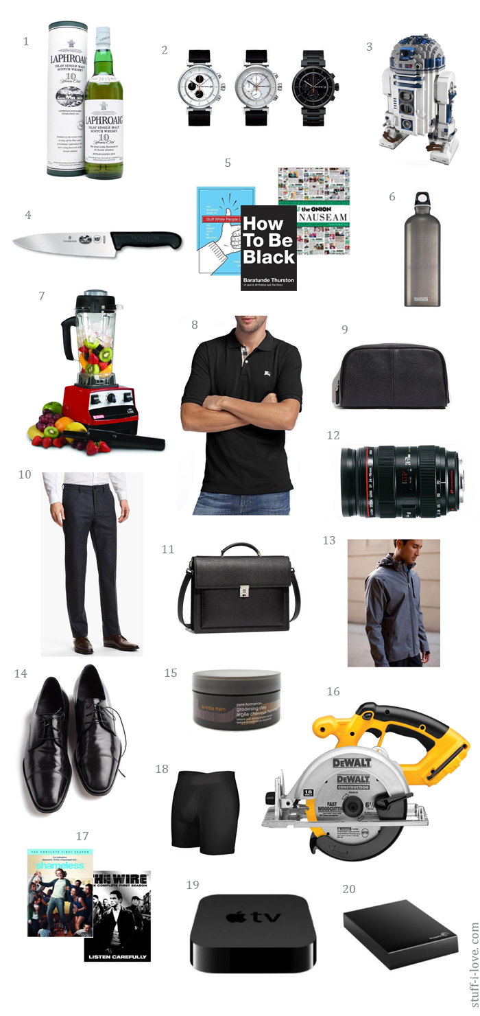 Holiday 2012 Gift Guide: Gifts for Men - Stuff I Love