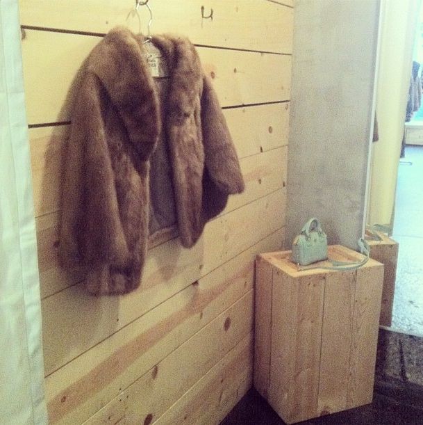 Vintage fur at Today You Are Special Boutique