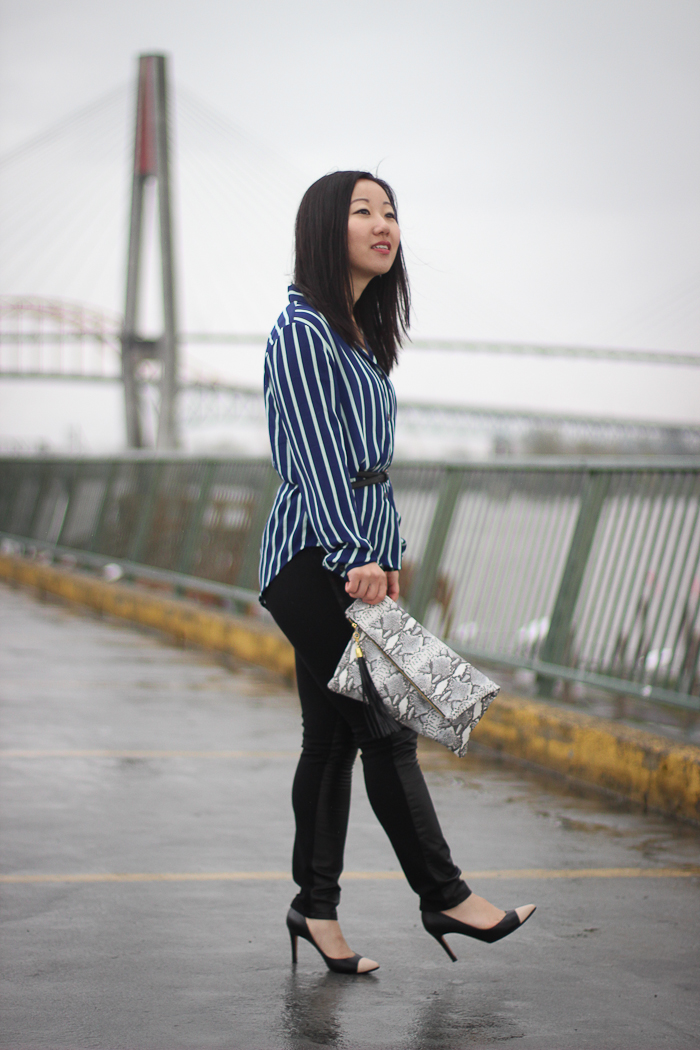 Stuff I Love fashion blog Paige leather leggings J. Crew Everly pumps Blair Ritchey Lulu clutch