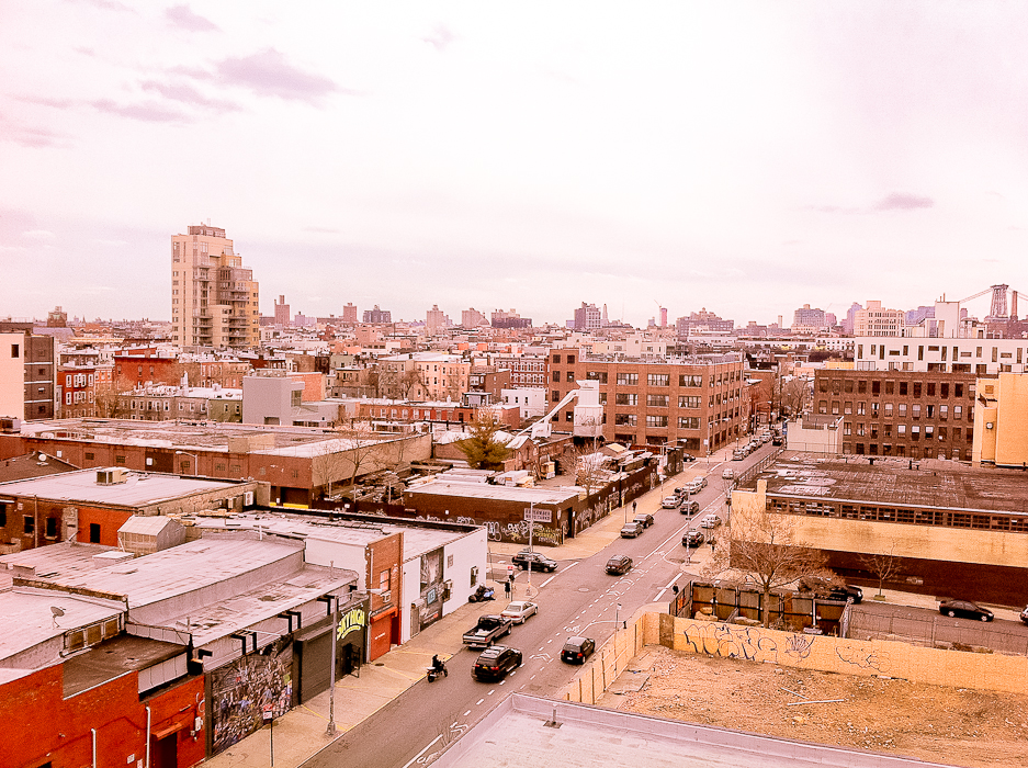 View of Brooklyn from the Wythe Hotel in Williamsburg [stuff-i-love.com]