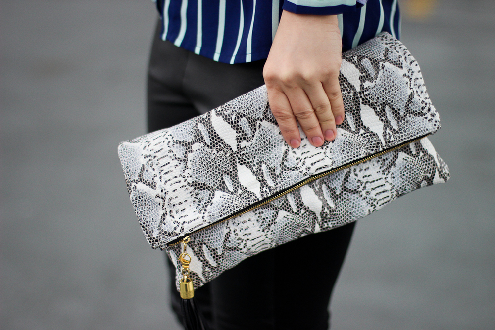 Stuff I Love Fashion Blog Blair Ritchey lulu snake clutch