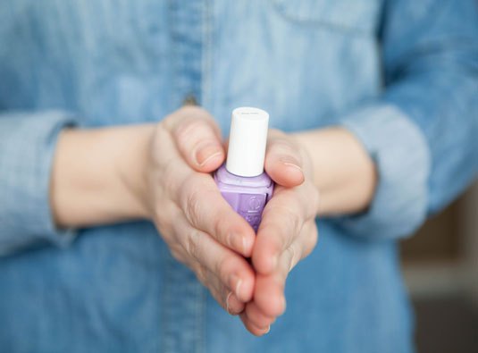 Manicure tip: Roll your nail polish between your hands