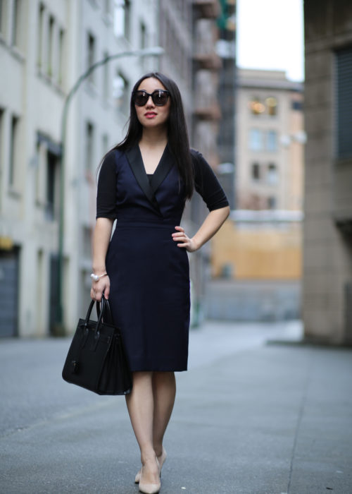 Corporate Monday :: Tuxedo Dress