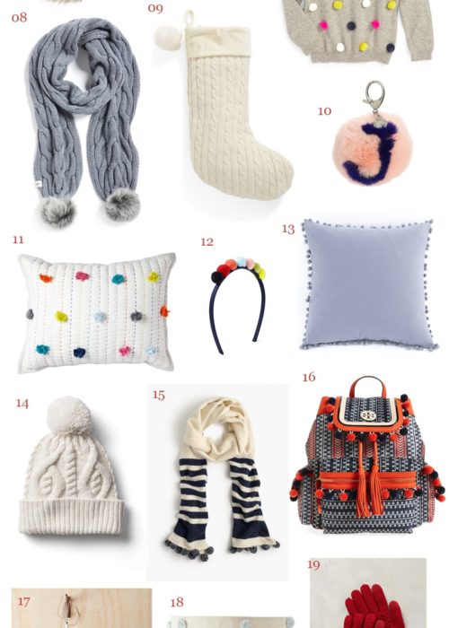 Holiday Gift Guide – Pom poms