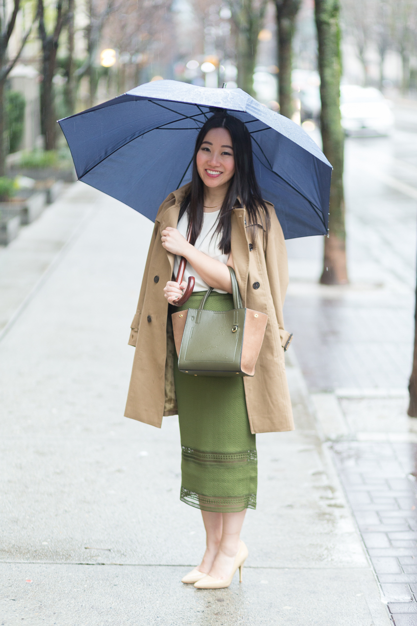rainy weather 9 to 5 outfit