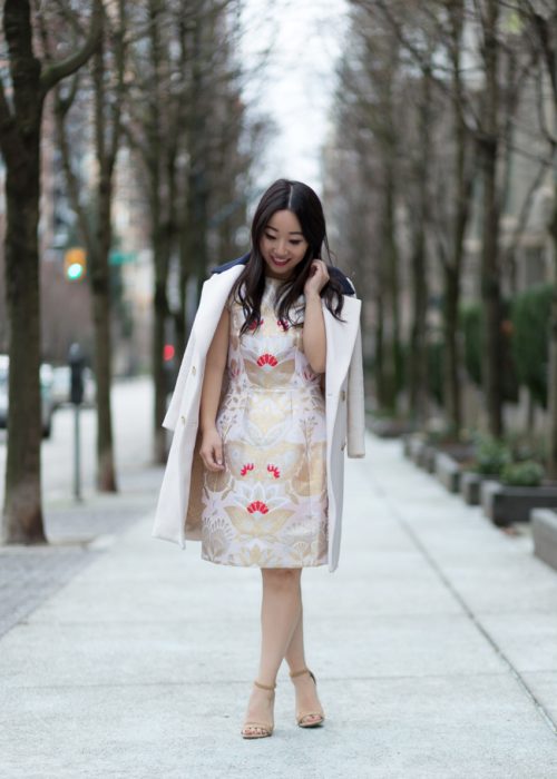 Chinese New Year Brocade Dress