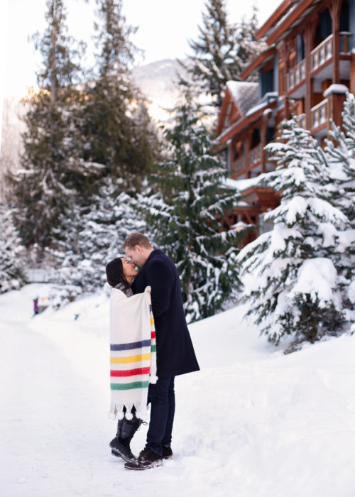 Whistler Winter Wonderland :: HBC pompom blanket