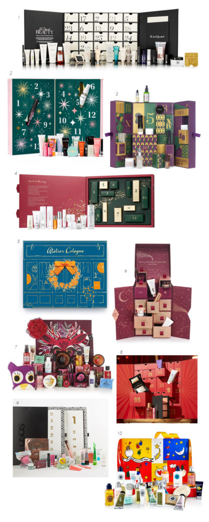 The Top 10 beauty advent calendars for Christmas 2018