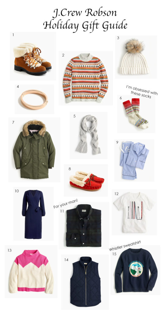 J.Crew Robson in-store gift guide