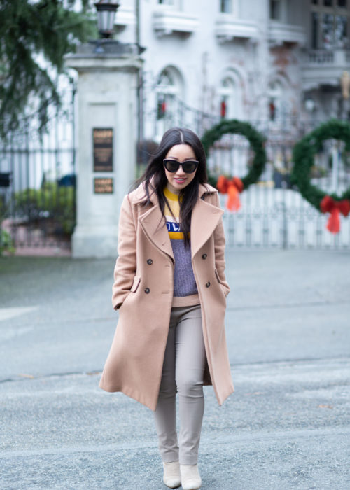 Neutrals :: Camel Coat & Snow Day Sweater